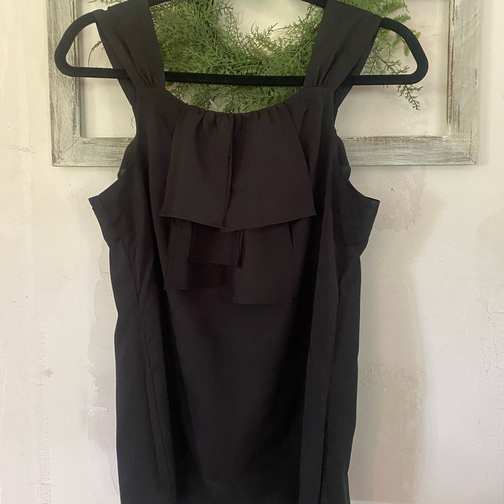Mossimo Supply Co. Black Ruffle shirt